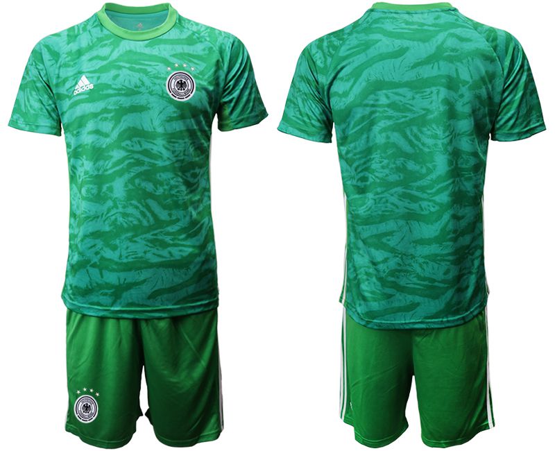 Men 2019-2020 Season National Team Germany green goalkeeper Soccer Jerseys->germany jersey->Soccer Country Jersey